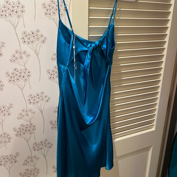 COPY - Amanda Uprichard Mini dress silk tie back - Picture 1 of 3